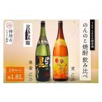 The SAGA認定酒のんのこ 焼酎飲み比べ2本セット 1.8L×2