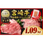 牛肉 すき焼き 令和8年 宮崎牛 赤身 霜降り焼肉2種1kg