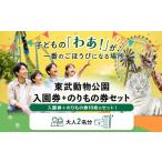 入場券 優待券 東武動物公園 入園券+のりもの券10枚綴り