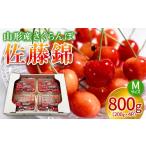 果物類 さくらんぼ GCF 山形産 佐藤錦 約200g×4P特秀