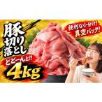 ふるさと納税 豚肉 セット 千葉県 香取市 豚肉 切り落とし 4kg (500g×8P) 真空 小分け 豚切り落とし 豚肉切り落とし 豚切落し 豚肉切落し 豚こま切れ 小間 豚…
