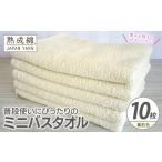 普段使いにぴったりのミニバスタオル 10枚