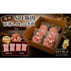 豚肉 訳あり 信州SPF豚 切り落とし&ひき肉 1kg