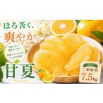 果物類 みかん 涼果の旨み 産甘夏 合計約7.5kg