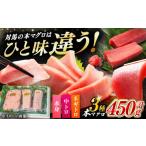 マグロ 3月中にお届け 対馬産 本マグロ 3種