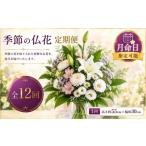 花 月命日指定可能 季節の仏花 定期便 1年