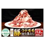 豚肉 モモ 燦然 豚ウデモモ切り落とし 200g×6p入