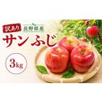 りんご 訳あり サンふじ 約3kg