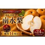 梨 南信州生まれのジューシーで甘い梨 南水梨 約2.4kg