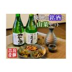 日本酒 純米吟醸酒 飛騨の地酒2本と山菜の佃煮3品セット