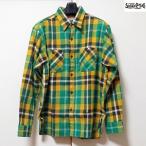 【売切れ】2024年秋冬新作！　シュガーケーン　ネルシャツ　Sugar Cane　ツイルチェック長袖ワークシャツ【SC29364】グリーン