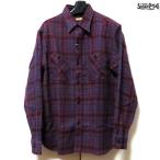 2025年秋冬新作！　シュガーケーン　ネルシャツ　Sugar Cane　ツイルチェック長袖ワークシャツ【SC29563】レッド
