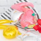 発表会 音符 ハート キャンディー 風船 プレゼント バルーンギフト 色が選べる プチギフト かご盛り キラキラ 手に持つタイプ 長持ち 浮きません 2個セット