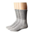 [ параллель импортные товары ]Thorlos унисекс треккинг Crew толстый подушка 3 пара упаковка US размер : Large цвет : серый T