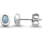 楕円形ベゼルセットラリマーミニスタ...