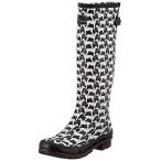 ショッピングダルメシアン 【並行輸入品】Joules Wellington ブーツ ブラック ダルメシアン ブラック, ブラック ブラック ダルマチアン ブルクダルマット