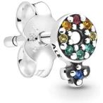 ショッピングマイガール 【並行輸入品】PANDORA マイガールプライド 925スターリングシルバー シングルスタッドピアス 298550C01　