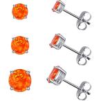 スターリングシルバースタッドピアス...