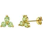 18Kゴールドメッキペリオット/ガ...