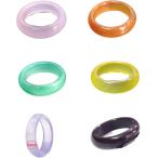 カーネリアンクリスタルリング6個天...