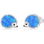 ハリネズミイヤリングスターリングシ...