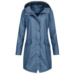 ショッピングsale2022 NaRHbrg Women Rain Jacket Waterproof Trench Coat Active Outdoor  並行輸入品