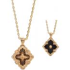 リアルクローバーパールペンダントネ...