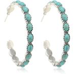 ターコイズボヘミアンメタルフープフ...