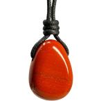 ショッピングエネル 【並行輸入品】Luck Strings ハンドメイド チャクラ 宝石 クリスタル ペンダント ネックレス ユニ デザイン 男女兼用 大きなロックエネル