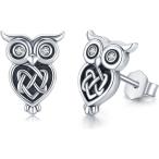 フクロウピアス925スターリングシ...