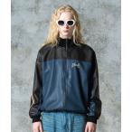 Synth Leather Track Jacket / シンセレザートラックジャケット glamb グラム