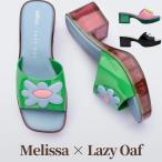 ショッピングmelissa メリッサ Melissa × Lazy Oaf コラボサンダル サンダル グリーン ピンク ブラック ヒール高さ 5.5cm レディース 取り寄せ