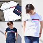 ¥È¥ß¡¼¥Ò¥ë¥Õ¥£¥¬¡¼ ¥È¥ß¡¼ ¥í¥´ T¥·¥ã¥Ä ¥ì¥Ç¥£¡¼¥¹ Tommy Hilfiger Split Tee th-2