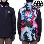 686[WATER PROOF ZIP HOODY:GRATEFUL DEAD NEBULA TIE DYE]rok HachiRoku водоотталкивающий Parker решетка полный dead 23-24 модель 