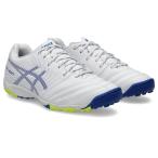 【予約販売】2月12日頃発売予定 DS LIGHT JR GS TF アシックス asics 1104A053-101 ホワイト ブルー ジュニア サッカー トレーニングシューズ
