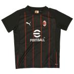 AC Milan Junior ACM 2024-25 PM SS рубашка JR 779346-07 футбол копия pra рубашка Puma черный короткий рукав детский Puma PUMA