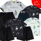 【上下セット】スパッツィオ Spazio ジュニア オーバーサイズ クルーネック プラシャツ メッシュ プラパン GE1101 GE1027 練習着セット 子供用