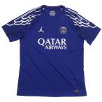  Париж Saint-German PSG 2024-25 копия 4th форма HJ0865-493 футбол короткий рукав голубой Boyds Jordan JORDAN