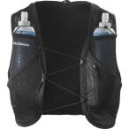 サロモン SALOMON ACTIVE SKIN 8 フラスク付 LC2177800 ランニング 陸上 ランニングベスト バッグ 8L 小物入れ ブラック