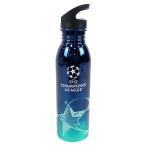 UEFA チャンピオンズリーグ ロゴ付き UVメタリック ドリンクボトル 700ml サッカー 水筒 ネイビー