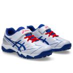 アシックス asics 野球 少年野球 ジュニア トレーニングシューズ マジックテープ ホワイトxブルー 1124A010-105
