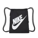 ナイキ NIKE ヘリテージ ドローコードバッグ DC4245-010 サッカー フットサル スポーツ ナップサック ジムサック 13L ブラック 黒