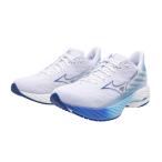  Mizuno MIZUNO женский бег обувь WAVE RIDER 28ue-b rider 28 марафон jo серебристый g2E соответствует J1GD2403-21 белый 