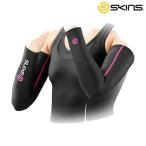スキンズSKINS【ESSENTIALS】 ウィメンズ スリーブJ58184096Dウィメンズ インナーリカバリーウェアブラックピンク2018年秋冬モデル