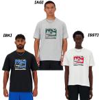 [ кошка pohs бесплатная доставка ] New balance Ad relax Short рукав футболка мужской рубашка с коротким рукавом футболка хлопок 24SS MT41593