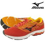 ミズノ MIZUNO メンズ ランニングシューズ ウェーブシャドウ ワイド J1GC1727 09 オレンジ×ブラック 幅広