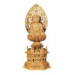 仏像 仏具 楠木地彫 六角台座 座釈迦如来像 禅宗(曹洞宗・臨済宗)他 金泥書 2.0