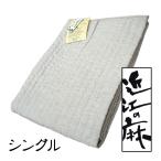 少しの訳あり大特価 送料無料 近江の麻 本麻敷パッド シングル 麻100%/麻わた100%/滋賀県/近江/涼感/ウォッシャブル