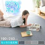 ラグ 冷感ラグ 低反発 3畳 おしゃれ 190×240 ひんやり 接触冷感 ラグマット 夏用 絨毯 カーペット マット 洗える ラグカーペット 夏 防音 抗菌防臭 長方形