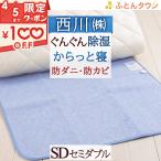 除湿シート セミダブル 西川リビング からっと寝 除湿マット 湿気取り 防カビ 結露防止 シリカゲル 敷き布団の下に